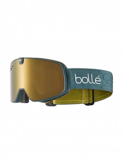 BOLLE NEVADA NEO Teal Matte slidinėjimo akiniai + papildomas lęšis